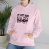 Halloween Sweatshirt | Just Here For The Candy | Unisex Hooded Hoodie Sweatshirt