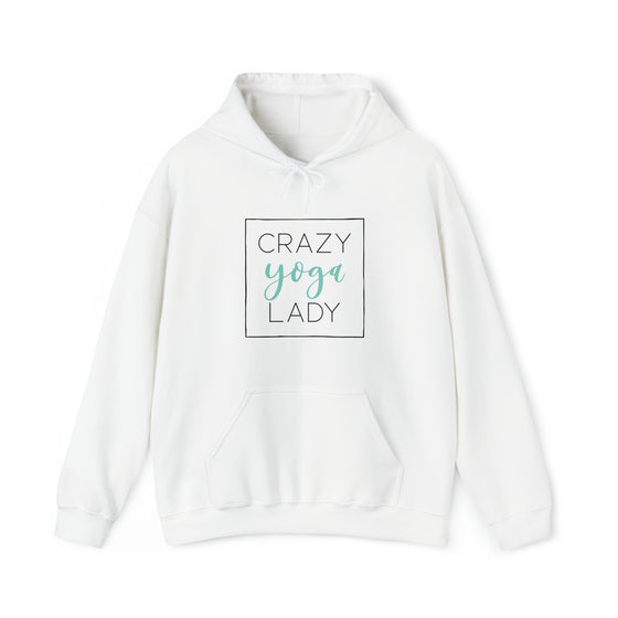 Crazy Yoga Lady Sweatshirt | Unisex Hooded Hoodie Sweatshirt | Embrace Your Vibe