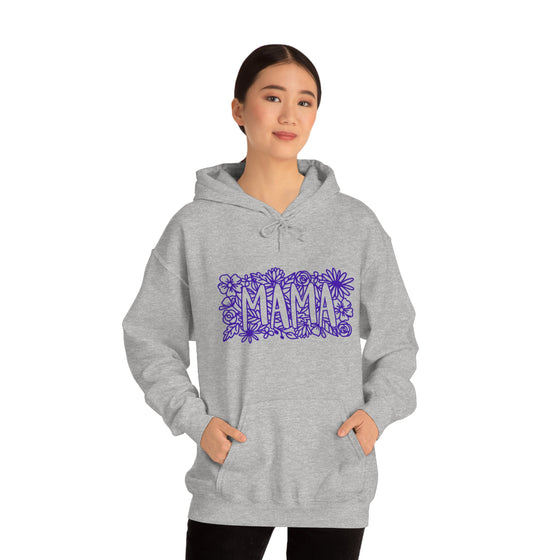 Flower Lattice Mama Sweatshirt | Unisex Hooded Hoodie Sweatshirt