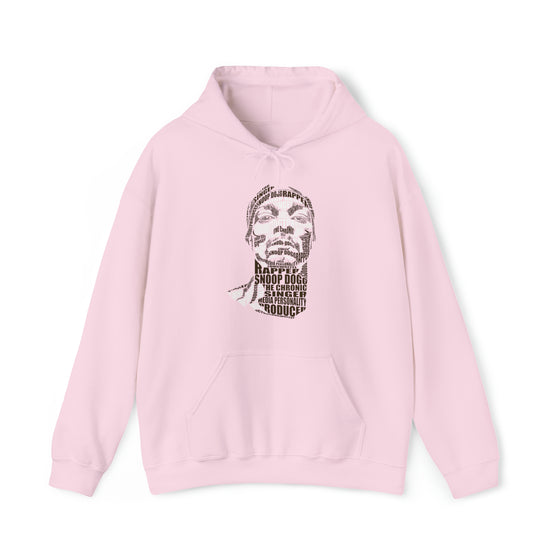 Snoop Dogg Rapper | Unisex Hooded Hoodie Sweatshirt  | Calligram Word Design