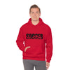 Chill Stitch – Soccer Sport - Unisex Hooded Hoodie Sweatshirt – Embrace Your Vibe