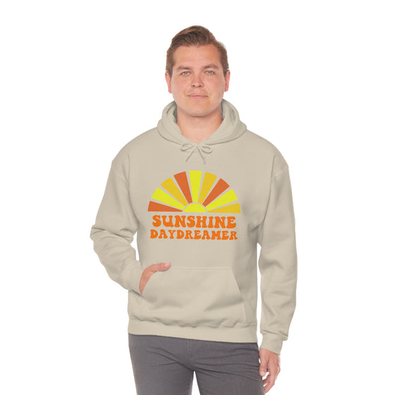 Chill Stitch – Sunshine Day Dreamer - Unisex Hooded Hoodie Sweatshirt – Embrace Your Vibe