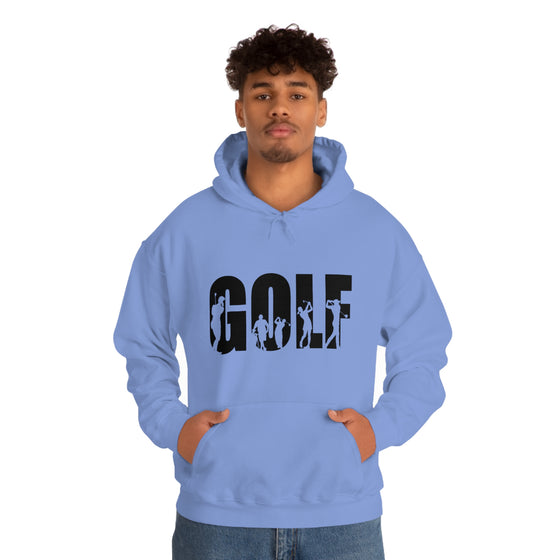 Chill Stitch – Golf Sport - Unisex Hooded Hoodie Sweatshirt – Embrace Your Vibe