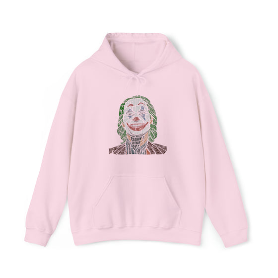 Joker | Unisex Hooded Hoodie Sweatshirt | Embrace Your Vibe | Calligram Word Design