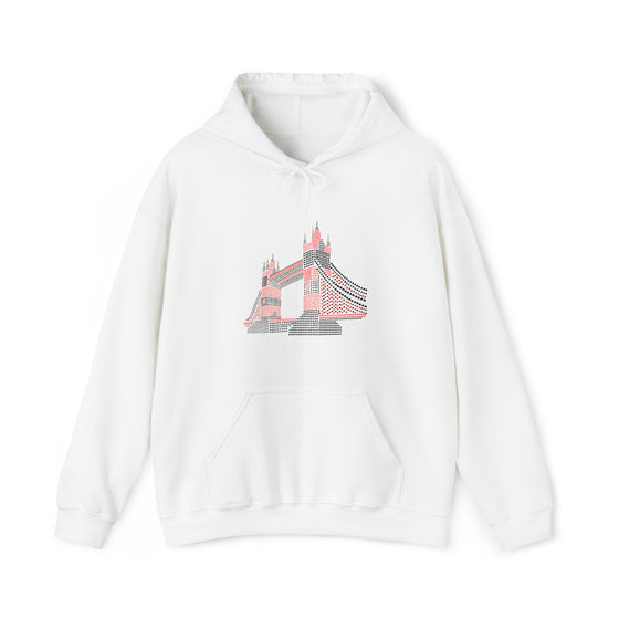 Abstract Hoodie | Tower Bridge London Deck of Cards | Abstract Unisex Hooded Hoodie Sweatshirt