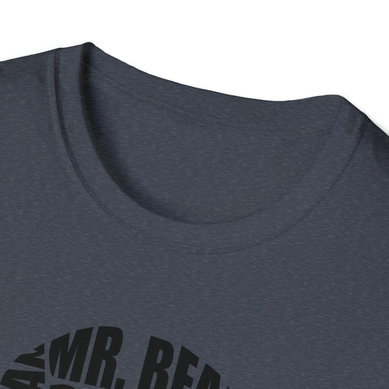 Mr Bean Comedian | Unisex Soft Style Tee T-Shirt  | Calligram Word Design