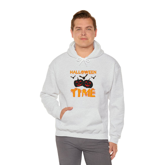 Halloween Sweatshirt | Pumpkin Time | Unisex Hooded Hoodie Sweatshirt | Embrace Your Vibe