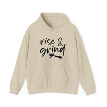  Coffee Rise and Grind Sweatshirt |  Unisex Hooded Hoodie Sweatshirt | Embrace Your Vibe