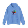 Hippie Sweatshirt | Tree of Life Watercolor Flowing Color V2 | Unisex Hooded Hoodie Sweatshirt