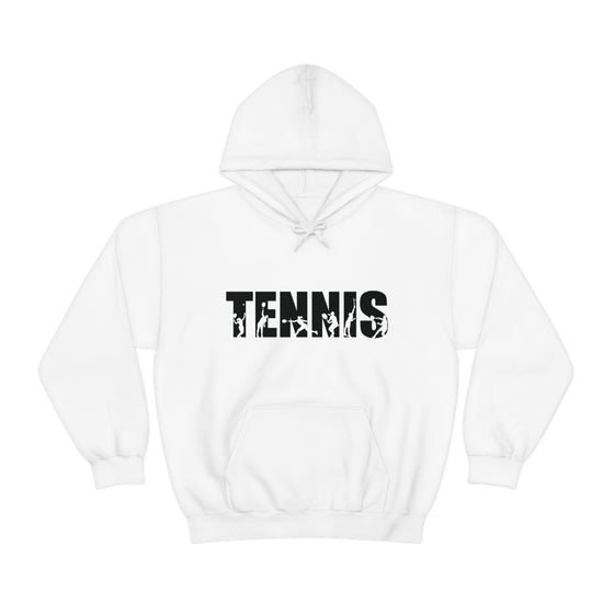 Chill Stitch – Tennis Sport - Unisex Hooded Hoodie Sweatshirt – Embrace Your Vibe