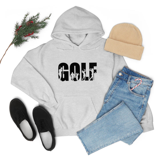 Chill Stitch – Golf Sport - Unisex Hooded Hoodie Sweatshirt – Embrace Your Vibe