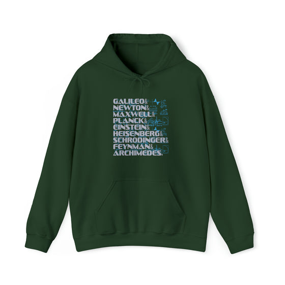 Science Sweatshirt |  Scientist Names Nobel | Unisex Hooded Hoodie Sweatshirt | Science Technology