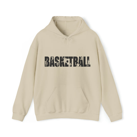 Basketball B-Ball Silhouette Sport | Unisex Hooded Hoodie Sweatshirt | Embrace Your Vibe
