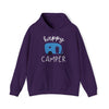 Happy Camper Sweatshirt | Heart Camping Outdoors  | Unisex Hooded Hoodie Sweatshirt