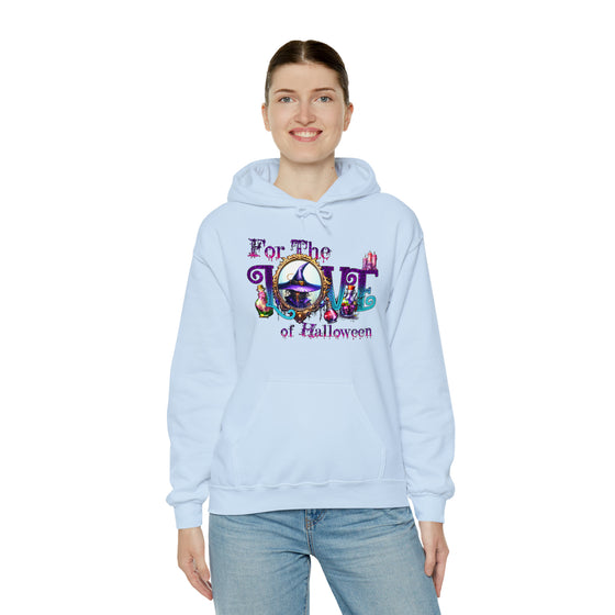 Halloween Sweatshirt |For The Love Of Halloween | Unisex Hooded Hoodie Sweatshirt
