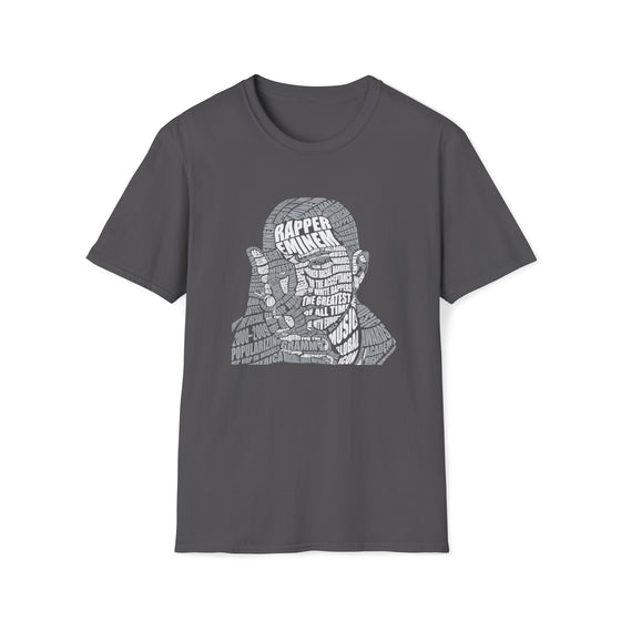 Eminem | Unisex Soft Style Tee T-Shirt | Embrace Your Vibe | Calligram Word Design
