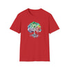 Watercolor Tree of Colorful Life V4 Outdoor Life |  Unisex Soft style T-Shirt | Embrace Your Vibe