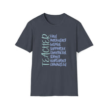  Teacher Life Shirt | Teaching Strength List | Unisex Soft Style Tee T-Shirt