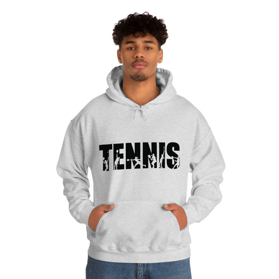 Chill Stitch – Tennis Sport - Unisex Hooded Hoodie Sweatshirt – Embrace Your Vibe