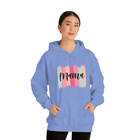 Chill Stitch – Paint Strokes Mama - Unisex Hooded Hoodie Sweatshirt – Embrace Your Vibe