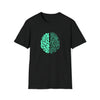 Electric Brain Technology Shirt | Abstract Unisex Soft Style Tee T-Shirt