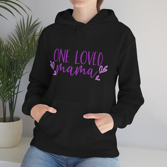 Chill Stitch – One Loved Mamma - Unisex Hooded Hoodie Sweatshirt – Embrace Your Vibe