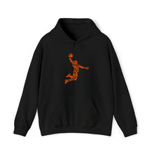  Basketball Player Sports Hoops | Abstract | Minimalist | Modern | Unisex Hooded Hoodie Sweatshirt | Embrace Your Vibe