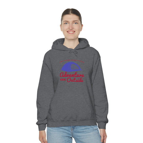 Chill Stitch – Outside Your Tent Adventure - Unisex Hooded Hoodie Sweatshirt – Embrace Your Vibe