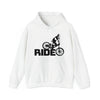 Bike Sweatshirt | MTB Mountain Bike Ride Biking | Unisex Hooded Hoodie Sweatshirt