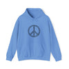 Hippie Sweatshirt | War Peace Symbol Machine| Abstract Unisex Hooded Hoodie Sweatshirt