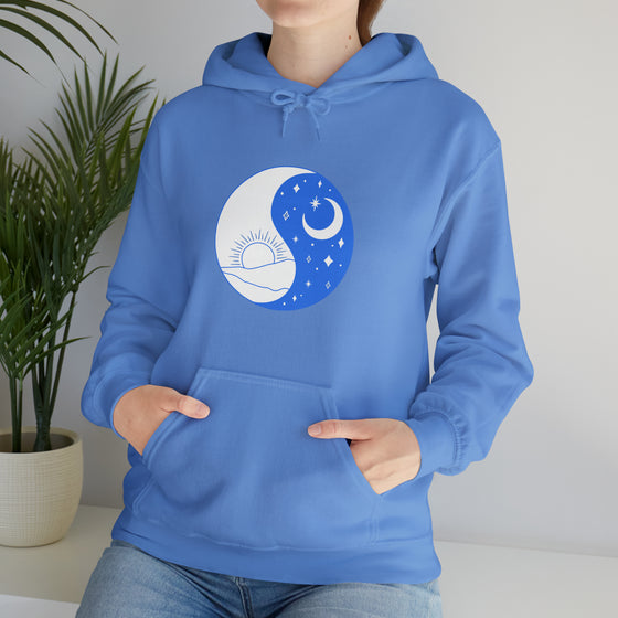 Yoga Shirt | Ying Yang Sun Moon | Unisex Hooded Hoodie Sweatshirt