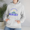 Chill Stitch – Mountains One Life Live It - Unisex Hooded Hoodie Sweatshirt – Embrace Your Vibe