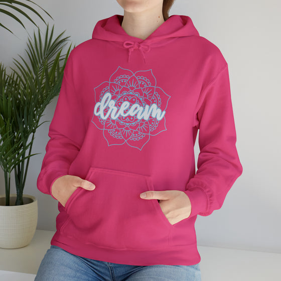 Boho Dream Easy Mandala | Unisex Hooded Hoodie Sweatshirt | Embrace Your Vibe