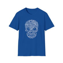  Bike Skull Biking MTB Mountain Biking | Abstract | Minimalist | Modern | Unisex Soft Style Tee T-Shirt | Embrace Your Vibe