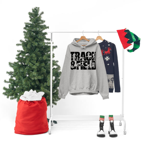 Chill Stitch – Track & Field Sport - Unisex Hooded Hoodie Sweatshirt – Embrace Your Vibe