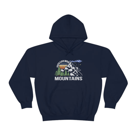 Faith Move Mountains Sweatshirt | Unisex Hooded Hoodie Sweatshirt