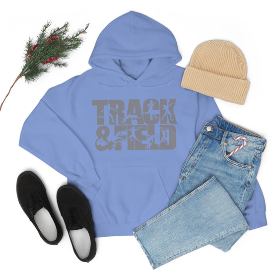 Chill Stitch – Track & Field Sport - Unisex Hooded Hoodie Sweatshirt – Embrace Your Vibe