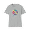 Hippie Shirt | Earth Peace Designs | Sunflower Rainbow Peace | Unisex Soft Style T-Shirt