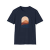 Abstract Shirt | Window Sunrise Sunset Abstract Shapes V14 | Unisex Soft Style Tee T-Shirt