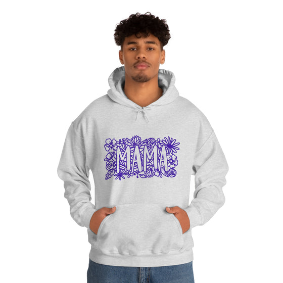 Flower Lattice Mama Sweatshirt | Unisex Hooded Hoodie Sweatshirt