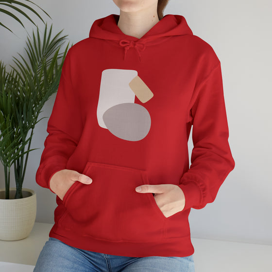 Abstract Shapes V19 Egg Blocks | Abstract | Minimalist | Modern  Unisex Hooded Hoodie Sweatshirt | Embrace Your Vibe