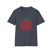  Teacher Life Shirt | Teaching Flower Apple | Unisex Soft Style Tee T-Shirt