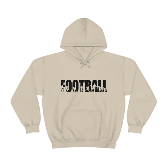 Chill Stitch – Football Sport - Unisex Hooded Hoodie Sweatshirt – Embrace Your Vibe