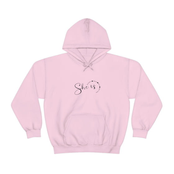 Chill Stitch – She Is Mom - Unisex Hooded Hoodie Sweatshirt – Embrace Your Vibe