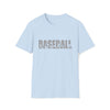 Baseball Sporting Name Athlete Silhouettes  |  Unisex Soft Style T-Shirt | Embrace Your Vibe