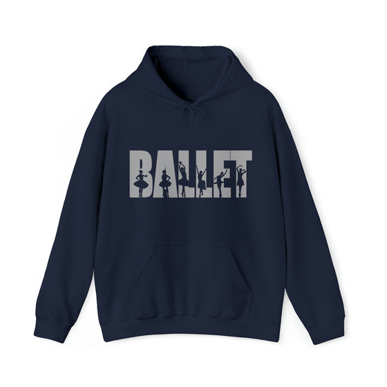Ballet Dance Silhouette Sport | Unisex Hooded Hoodie Sweatshirt | Embrace Your Vibe