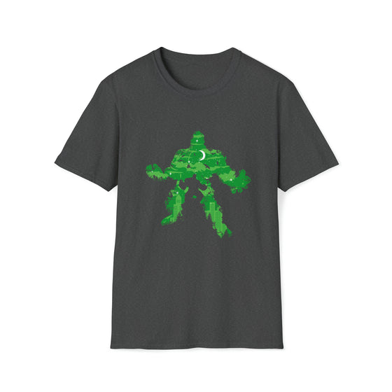 Green Monster Hulk | Abstract Unisex Soft Style Tee T-Shirt