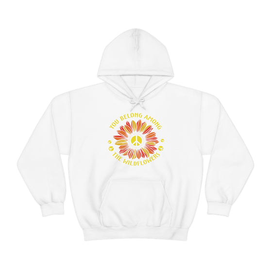 Among Wildflowers | Unisex Hooded Sweatshirt | Embrace Your Vibe