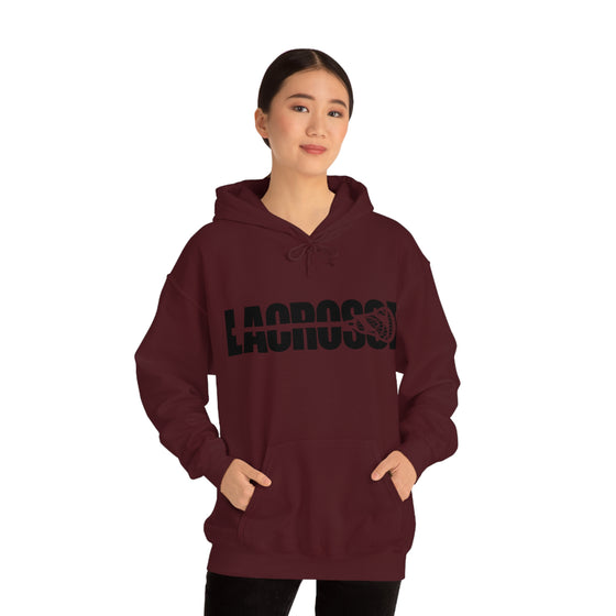 Chill Stitch – Lacrosse Sport - Unisex Hooded Hoodie Sweatshirt – Embrace Your Vibe