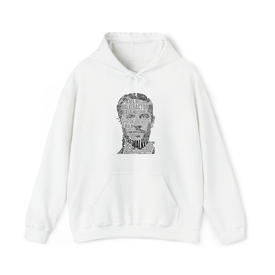 Paul Walker Fast Furious | Unisex Hooded Hoodie Sweatshirt  | Calligram Word Design